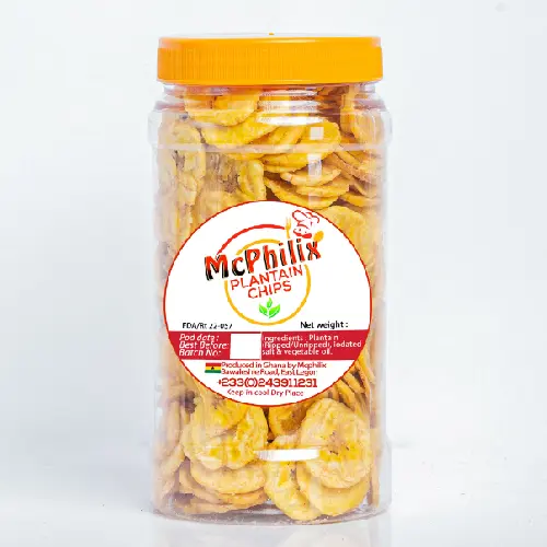 Unripe Mini Plantain Chips